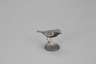 Miniature Black-Throated Gray Warbler, A. Elmer Crowell (1862-1952)