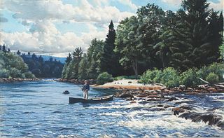 Aiden Lassell Ripley (1896-1969), Long Pool, Rapid River