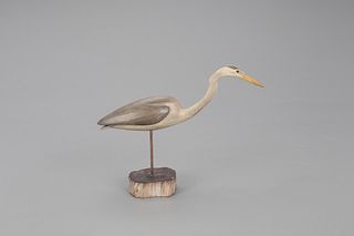 Miniature Great Blue Heron, William Gibian (b. 1946)