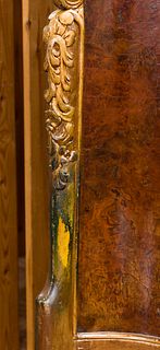 Marquetry and Gilt Wood Bed