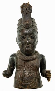 Nigerian Bronze Bust