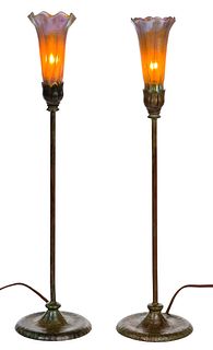 Chicago Art Glass Lamps