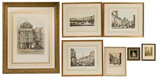 Austrian Viennese Etching and Lithograph Assortment