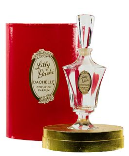 Lilly Dache 'Dachelle' Perfume Bottle in Box and Crate