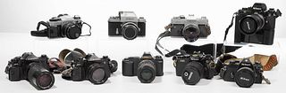 Canon and Nikon Camera Assortment