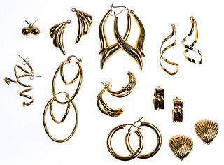 14k Yellow Gold Earring Assortment