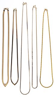 14k Yellow Gold Necklace Assortment