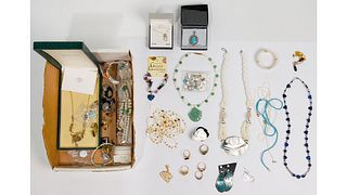 10k and 9k Gold and Costume Jewelry Assortment