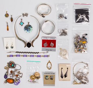 10k Gold, Silver and Costume Jewelry Assortment