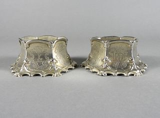 Very Good Pair of Hallmarked Silver Receptacles
