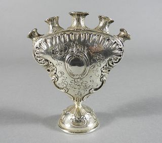 Dutch Silver Tulip Vase, 19th Century