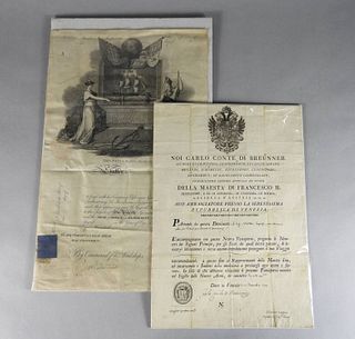 Early Ship & Italian Passports