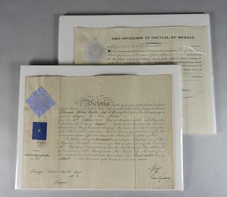 Documents, Militaria, Bombay (India) Surgeon