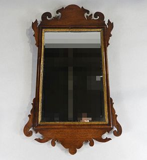 Georgian Style Mahogany Mirror, Circa 1870