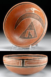 Anasazi Four-Mile Pottery Bowl with Thunderbird