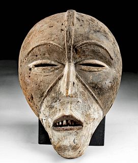 Fine Early 20th C. African Wood Woyo Mask