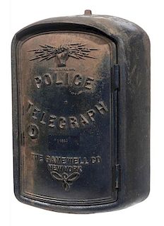 Vintage Police and Telegram Call Box