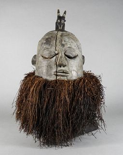 Suku People Carved Mask