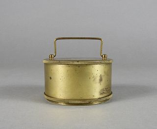 Brass Cased Pocket Sextant, English, 20th C.