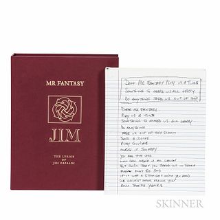 Capaldi, Jim (1944-2005) Mr Fantasy: The Lyrics of Jim Capaldi