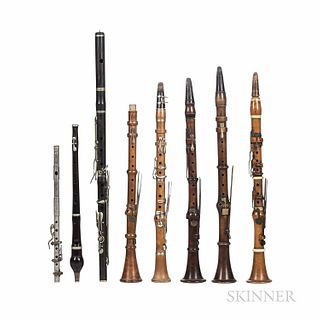 Five Boxwood Clarinets, Two Flutes, and Flageolet.