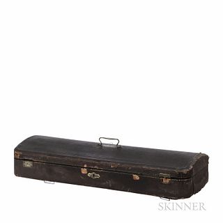 French Leather-bound Double Violin Case, Debouche Fils for Gand Frères, c. 1867