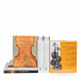 Six Books and Exhibition Catalogs on Violins