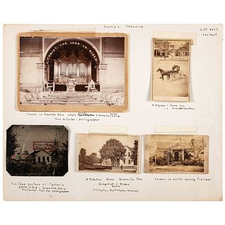 [CIVIL WAR]. Archive of photographs and ephemera related to Civil War photographer F.M. Carter