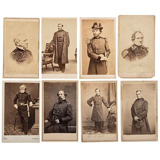 [CIVIL WAR]. A group of 16 CDVs of Union generals, incl. Anderson, Gilmore, Ricketts, and Stevenson, KIA Spotsylvania Courthouse.
