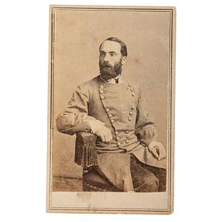[CIVIL WAR]. CDV of CSA General Joseph Wheeler. New York: Brady, Anthony, [1860s].