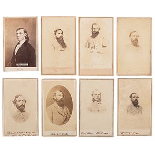 [CIVIL WAR] -- [EASTERN THEATER]. A group of 16 CDVs of Confederate generals and officers, incl. Stuart, Longstreet, Jackson, Hill, and Mosby.