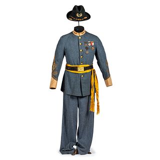[CIVIL WAR -- NORTH CAROLINA]. 5th North Carolina Cavalry archive, highlighted by UCV uniform with hat, badges, and other ephemera attributed to John 