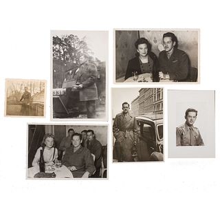 [World War II]. SCHMEY, Peter (1924-2015). Photo archive related to US Army Counter Intelligence Corps agent Peter Schmey featuring espionage and Berl