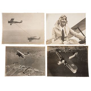 [AVIATION]. REID, J.R., photographer. A group of 15 photographs of combat Naval airplanes at Naval Air Station North Island, San Diego, CA, 1924, comp