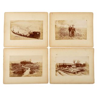 [WESTERN AMERICANA - MONTANA]. A group of 21 albumen photographs of Helena, Montana. N.p., [ca 1880s].