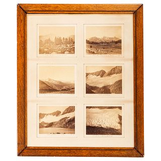 [WESTERN AMERICANA - CALIFORNIA]. RUSSELL, Israel C. (1852-1906), photographer. A group of 6 albumen photographs of Mt. Dana, Yosemite. California: [c