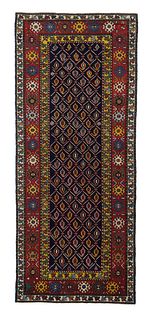 Antique Caucasian Shirvan Long Rug, 3'5'' x 8'9''