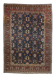 Vintage Persian Varamin, 7'10'' x 10'5''