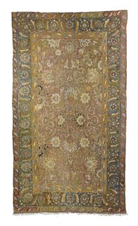 Antique Persian Isfahan, 6'6" x 11'9"