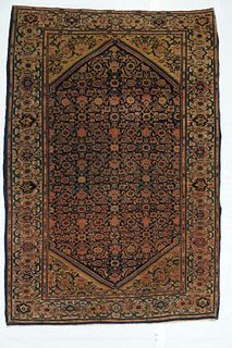 Antique Persian Farahan Sarouk, 3'5" x 4'11"