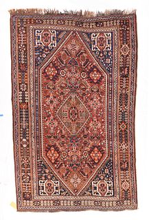 Antique Persian Qashqai, 5'5'' x 8'6''