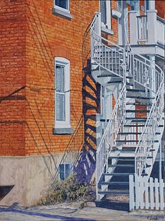 "Montreal Staircase" by Carol Loeb, Montreal, Quebec, Canada
