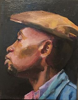 "Portrait of a Young Black Man" by Pamela Jennings, Brooklyn, NY