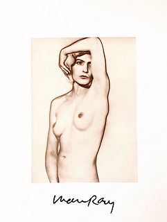 Natasha, A Vintage Original Photo Engraving by Man Ray