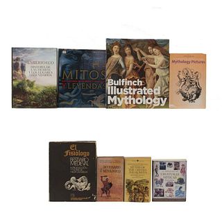 Libros sobre Mitología. Mitos, Guia Ilustrada / Mythology Pictures / Mythologische Bilder. Piezas: 8.
