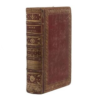 Horae Diurnae Breviari Romani / Horae Diurnae Sanctorum.  MAtriti, 1803. Dos obras en un volumen.