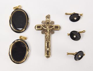 Victorian Mourning and Religious items