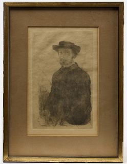 Etching by Degas - Bellows- Rembrandt