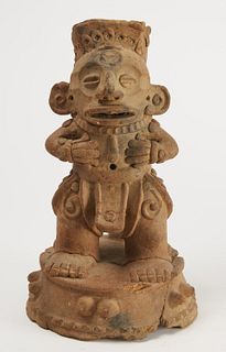Pre Columbian Pottery Figure