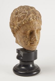 Early Italian Marble Stone Head